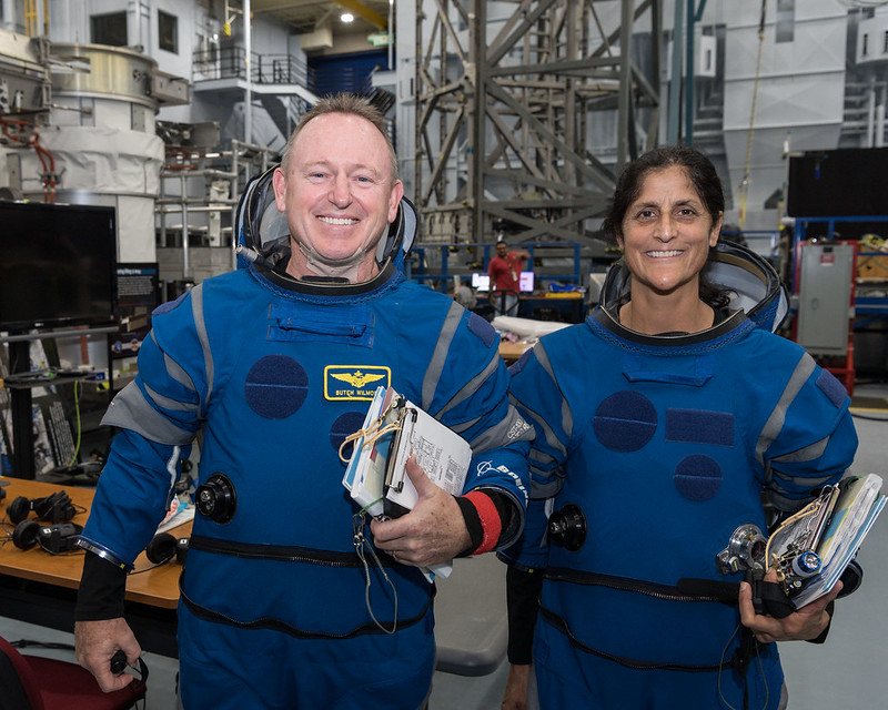 Butch Wilmore and Sunita Williams