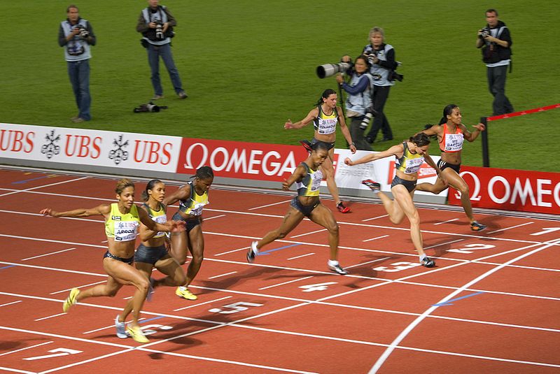 finish line women's running race