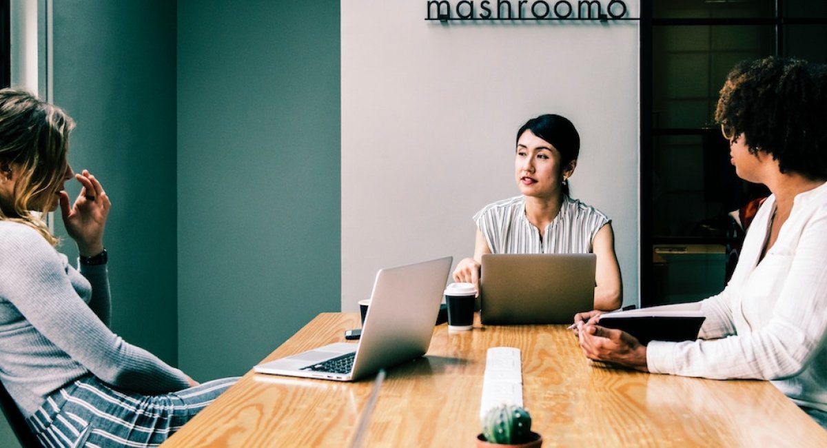 people at conference table