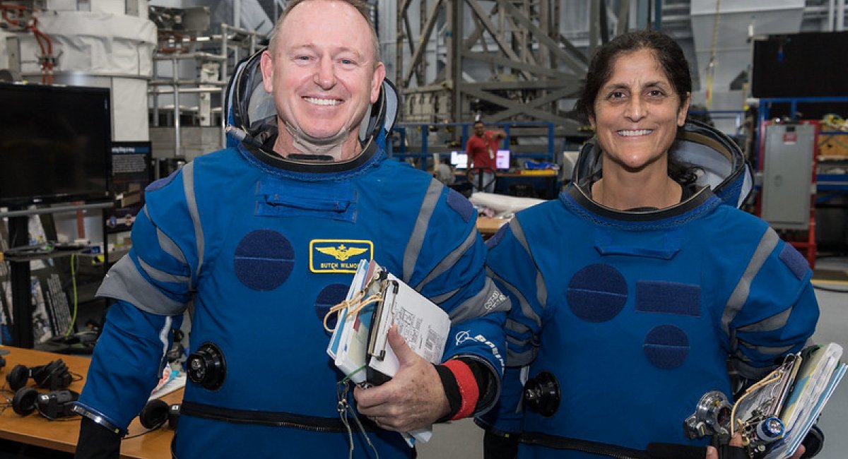 Butch Wilmore and Sunita Williams